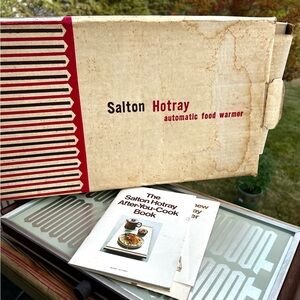 Vintage Salton Hotray Hot Tray Food Warmer  Mid Century Modern